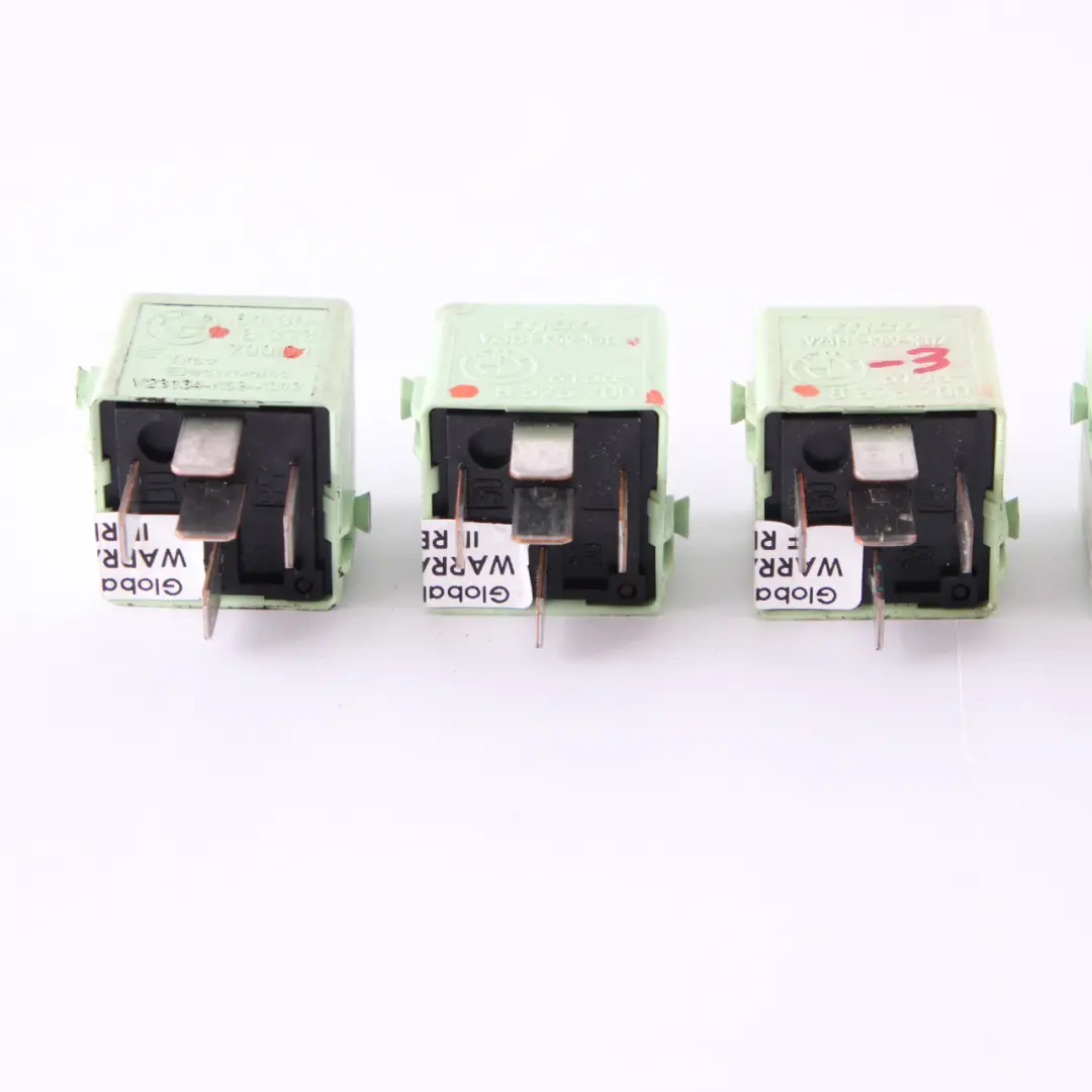 BMW E60 E63 E87 E90 E91 5X Relay Make Contact White Green Set 8373700