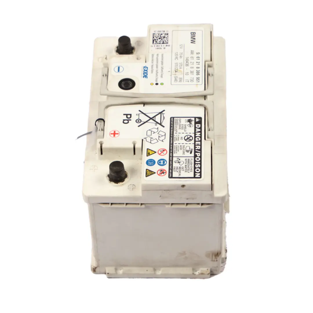 BMW EXIDE 12V Accumulator Battery 70Ah 570A 8381730