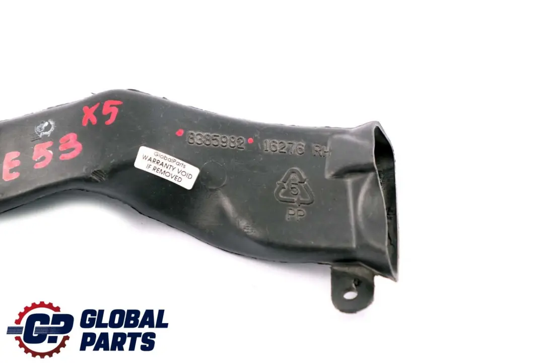 BMW X5 Series E53 Water Drain Right O/S Microfilter 64318385982 8385982