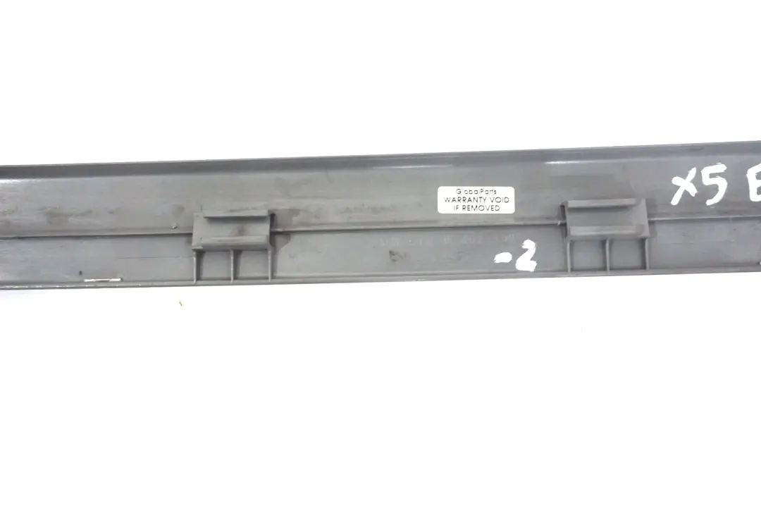 BMW X5 Series E53 Front Left Entrance Cover Kick Trim Grey 8402107
