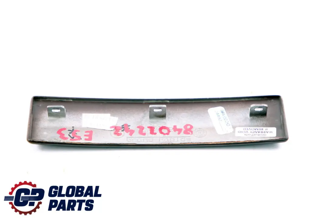 BMW X5 Series E53 Dashboard Strip Radio Flap Wood Dark Poplar 8402242