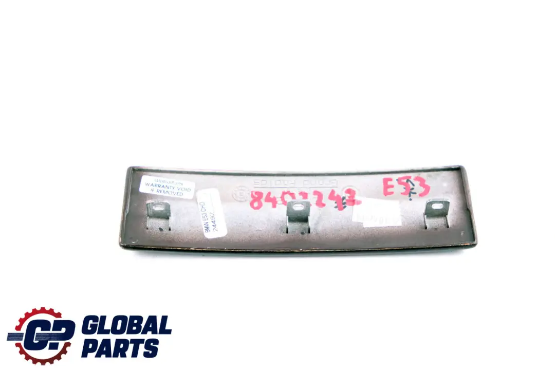 BMW X5 Series E53 Dashboard Strip Radio Flap Wood Dark Poplar 8402242