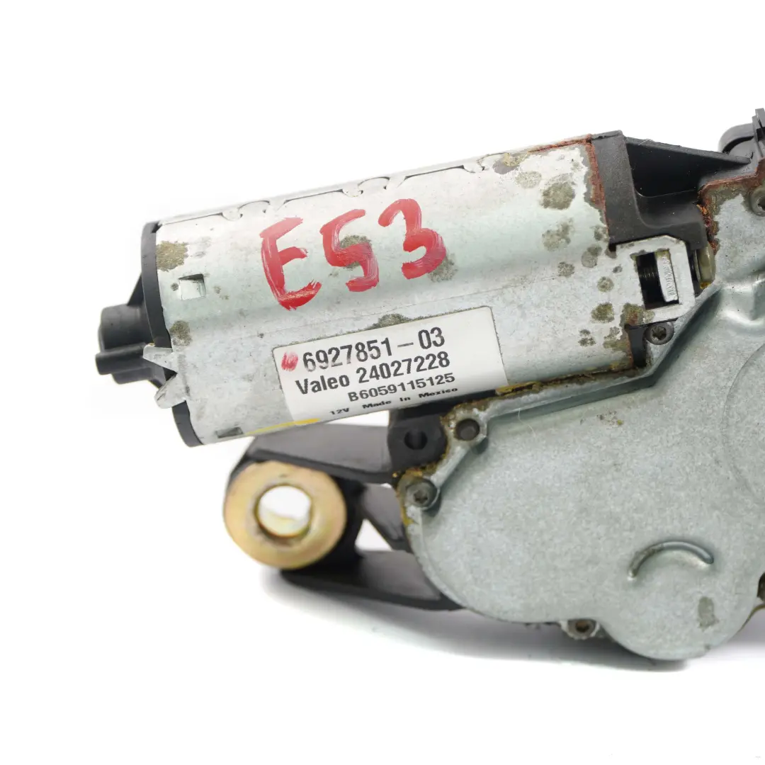 BMW X5 Series E53 Rear Window Wiper Motor Valeo 8402372 6927851