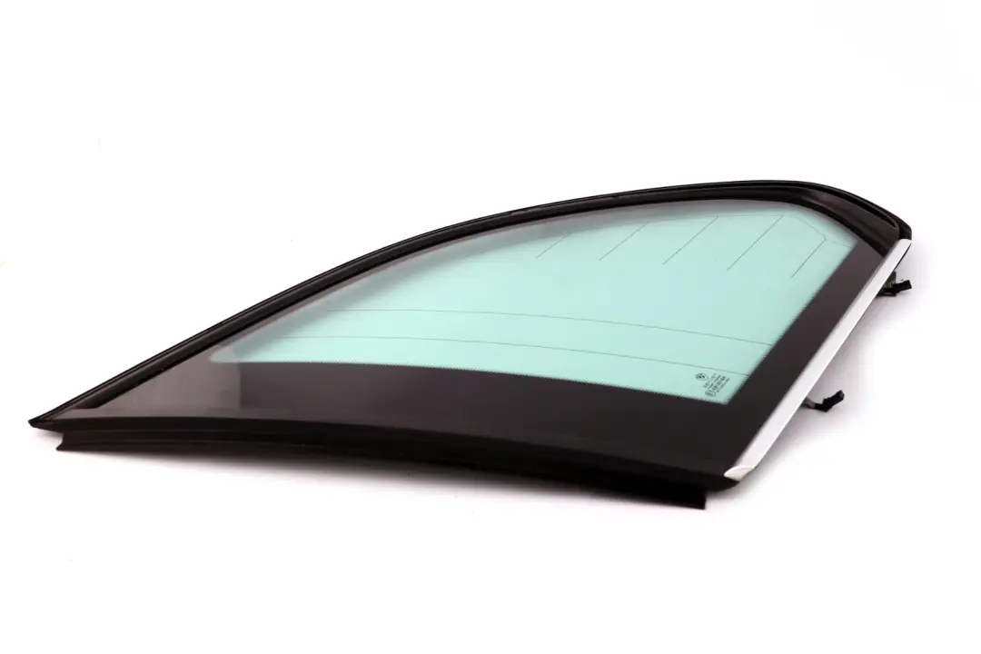 BMW X5 Series E53 Green Side Window With Gasket Chrome Left N/S Rear Glass