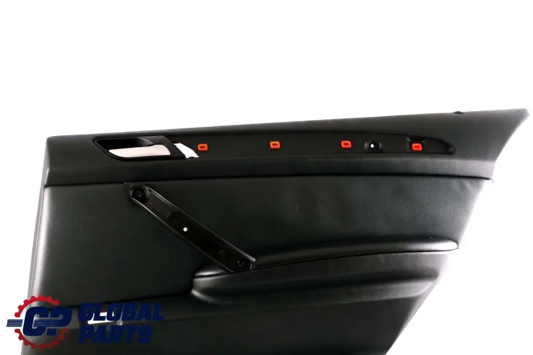 BMW X5 Series E53 Black Leather Rear Right O/S Door Card Trim Panel Interior