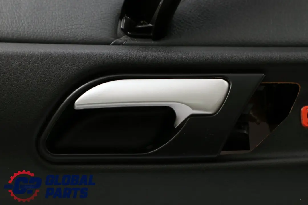 BMW X5 Series E53 Black Leather Montana Rear Left N/S Door Card Trim Panel