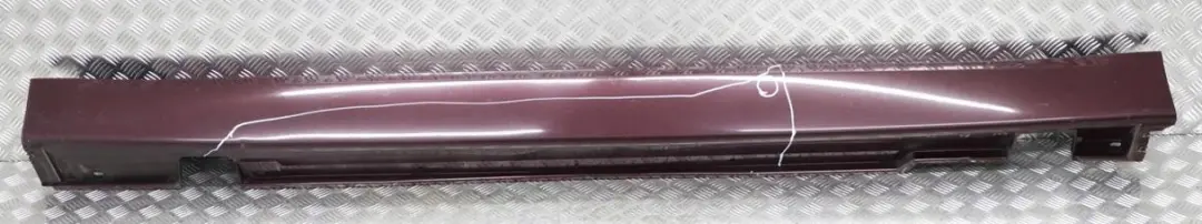 BMW 7 E65 Bas de Porte Couverture Seuil a Gauche Barbera Rouge - A39