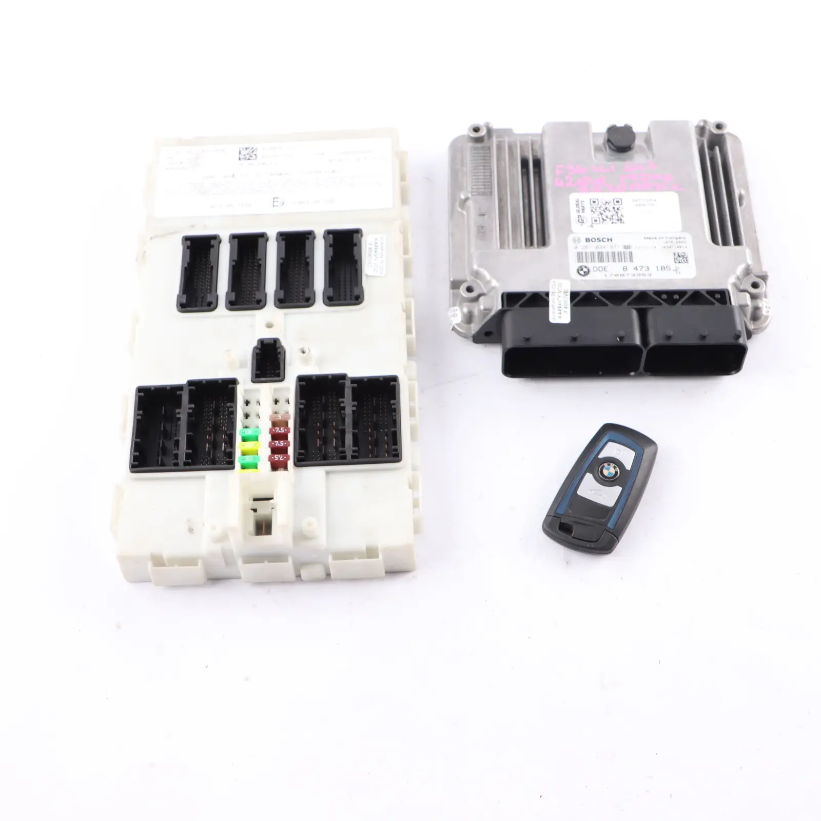 BMW F30 320d F36 420d LCI B47 190HP Engine ECU Kit DDE 8473185 FEM Key Automatic