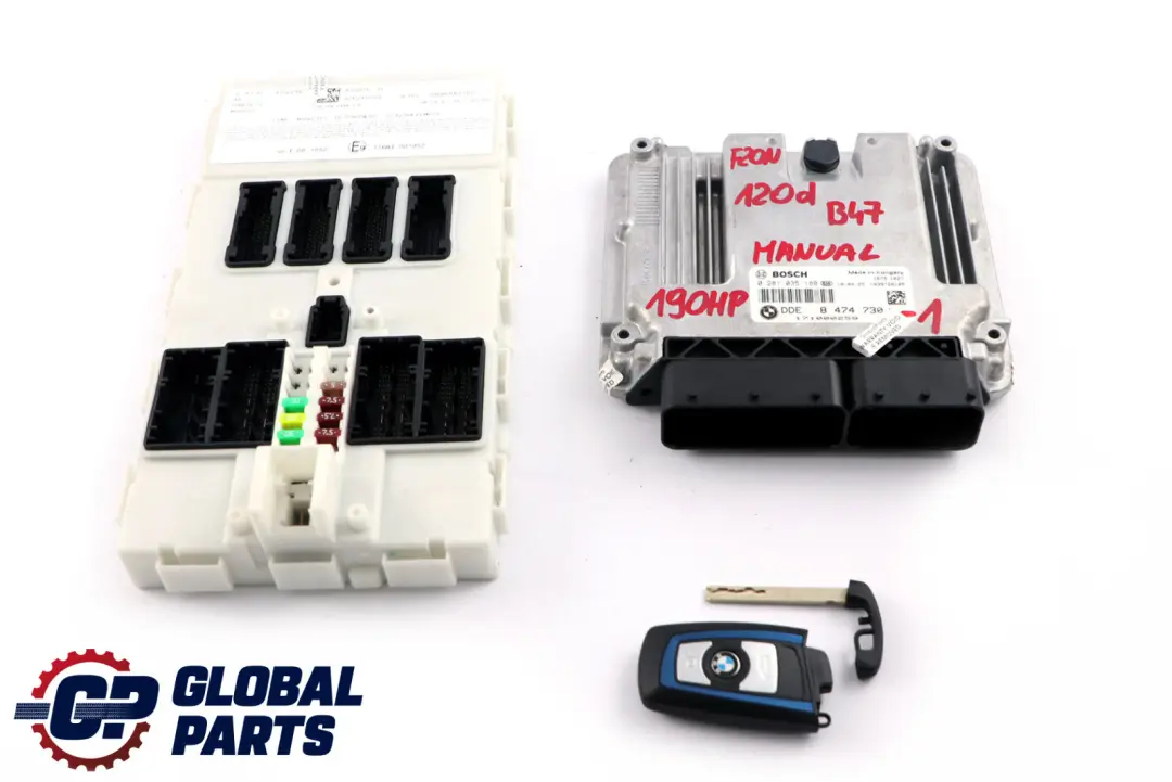 B47 190HP ECU Kit DDE Key + FEM BMW F20 F21 F30 F31 LCI 120d 320d Diesel - SKU 8474730-1 - Part number 8474730
