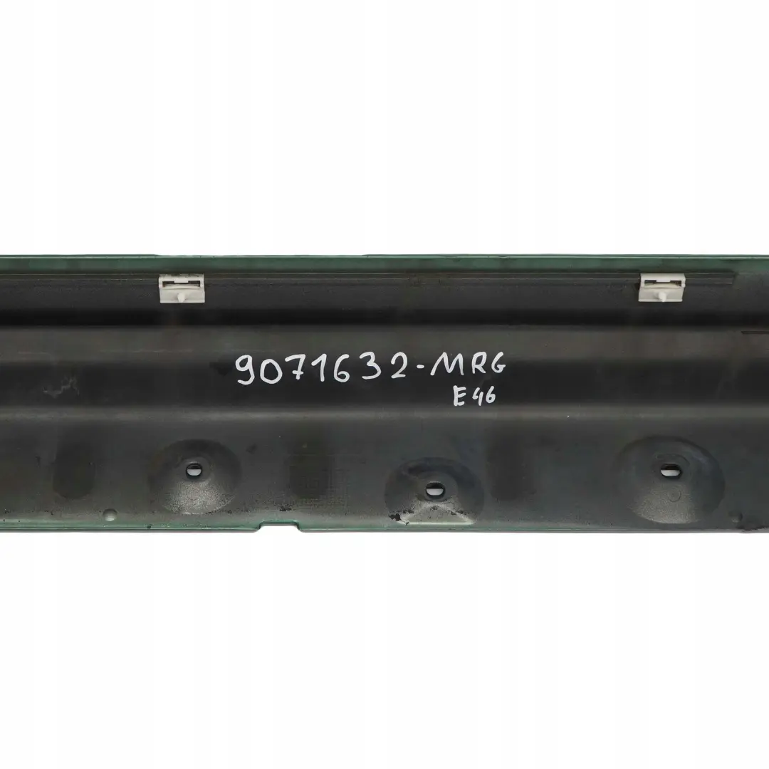 BMW 3 E46 Saloon Touring Right O/S Side Sill Skirt Panel Meergruen Green - 393