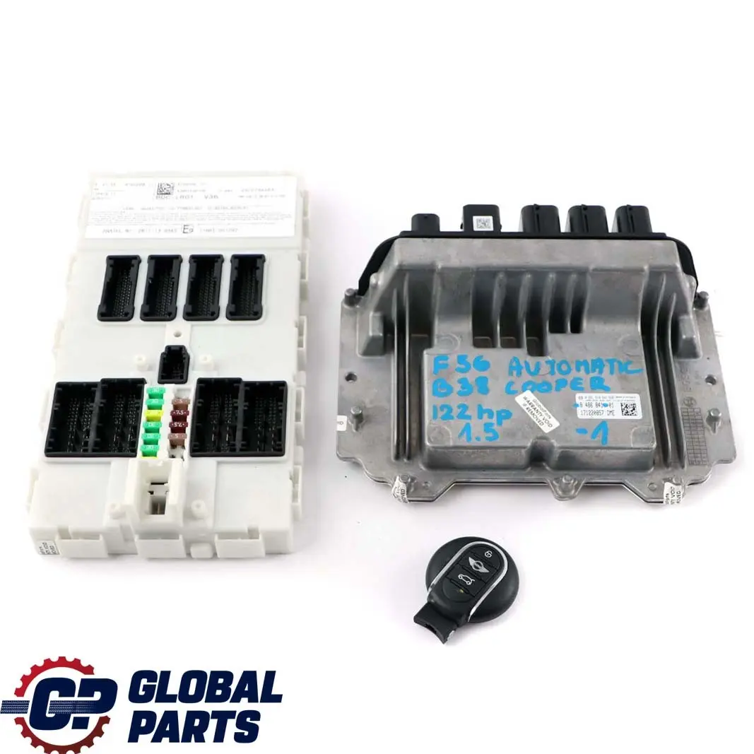 Mini Cooper F56 136HP Petrol B38 Engine ECU Kit DME 8486841 + BDC + Key Automat