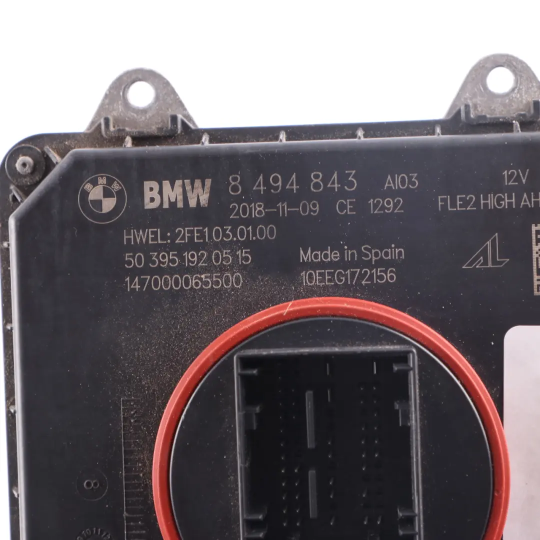 BMW F83 M4 F33 LCI Przetwornica Moduł LED Przód Lewe Prawe 8494843