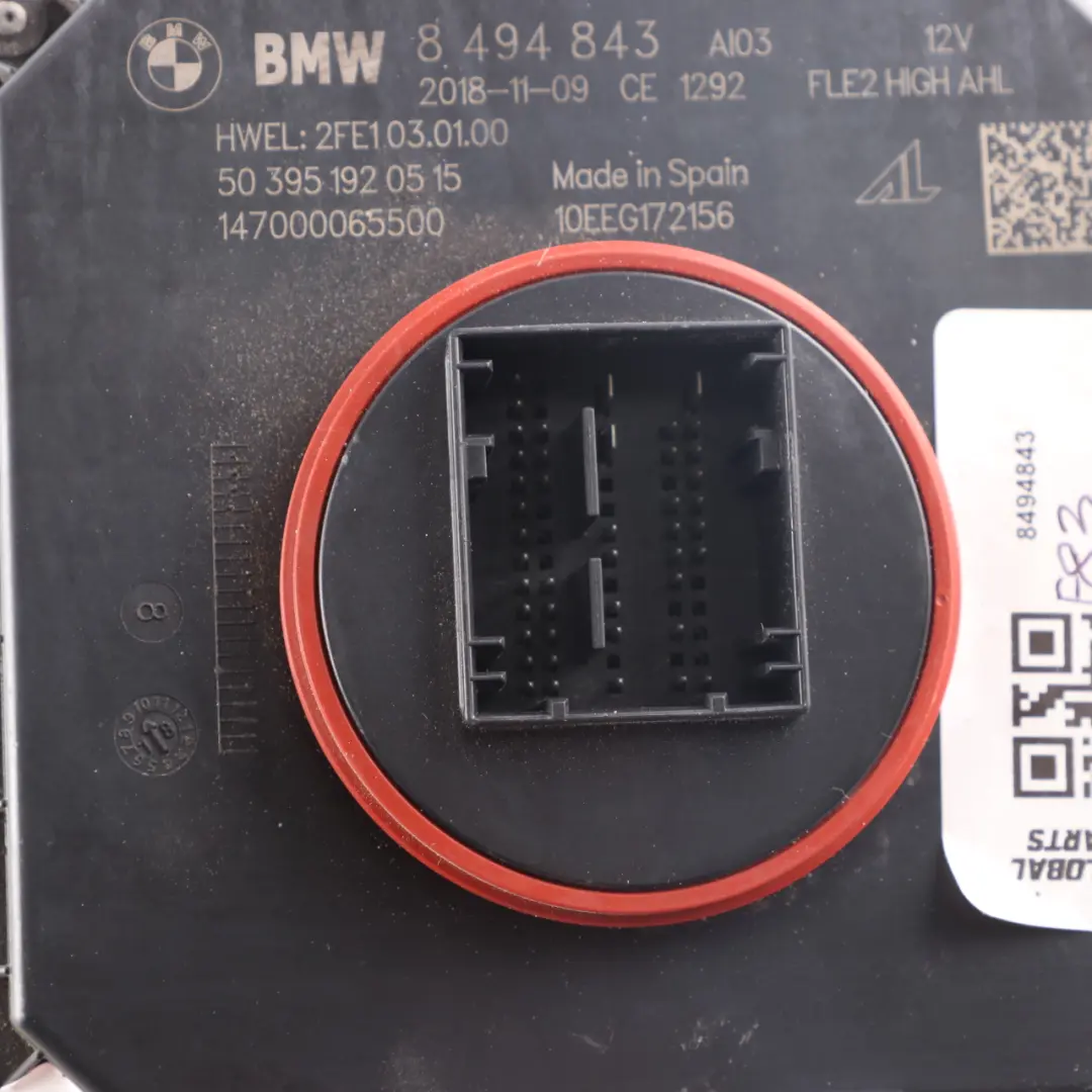 BMW F83 M4 F33 LCI Przetwornica Moduł LED Przód Lewe Prawe 8494843