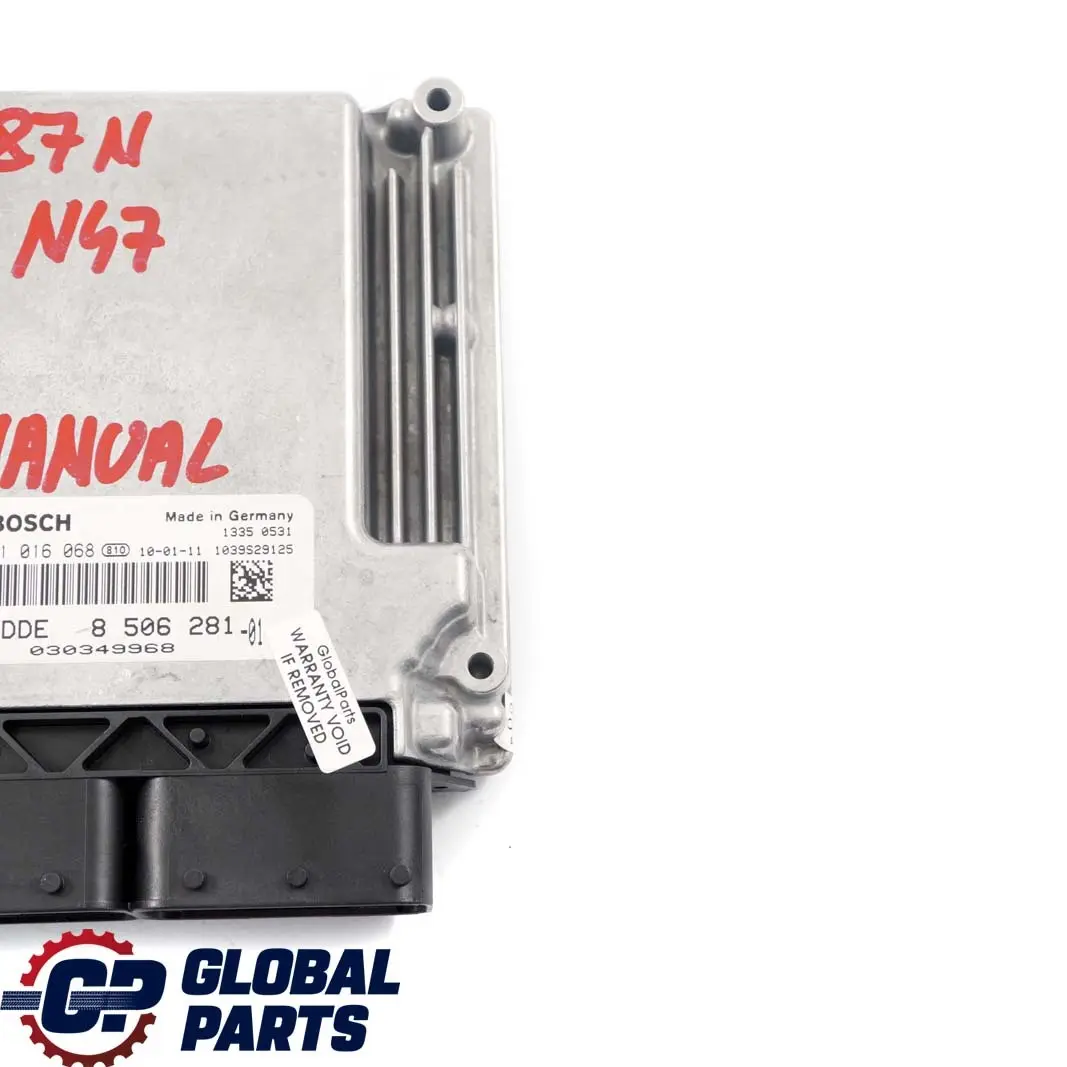 BMW E81 E87 E90 LCI 116d 316d 118d 318d N47 Motor ECU DDE 8506281 Manual