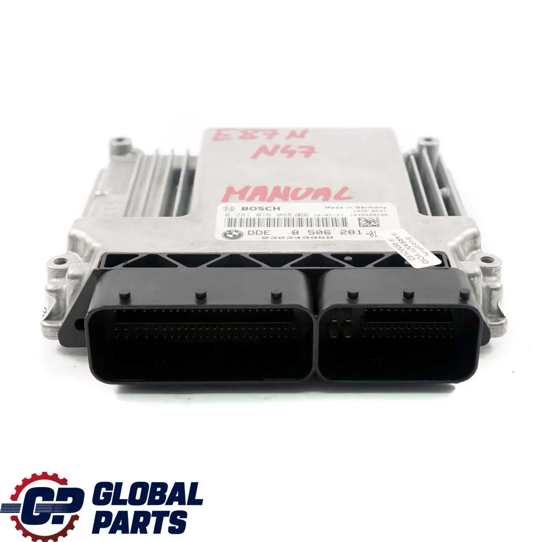 BMW E81 E87 E90 LCI 116d 316d 118d 318d N47 Engine ECU DDE 8506281 Manual