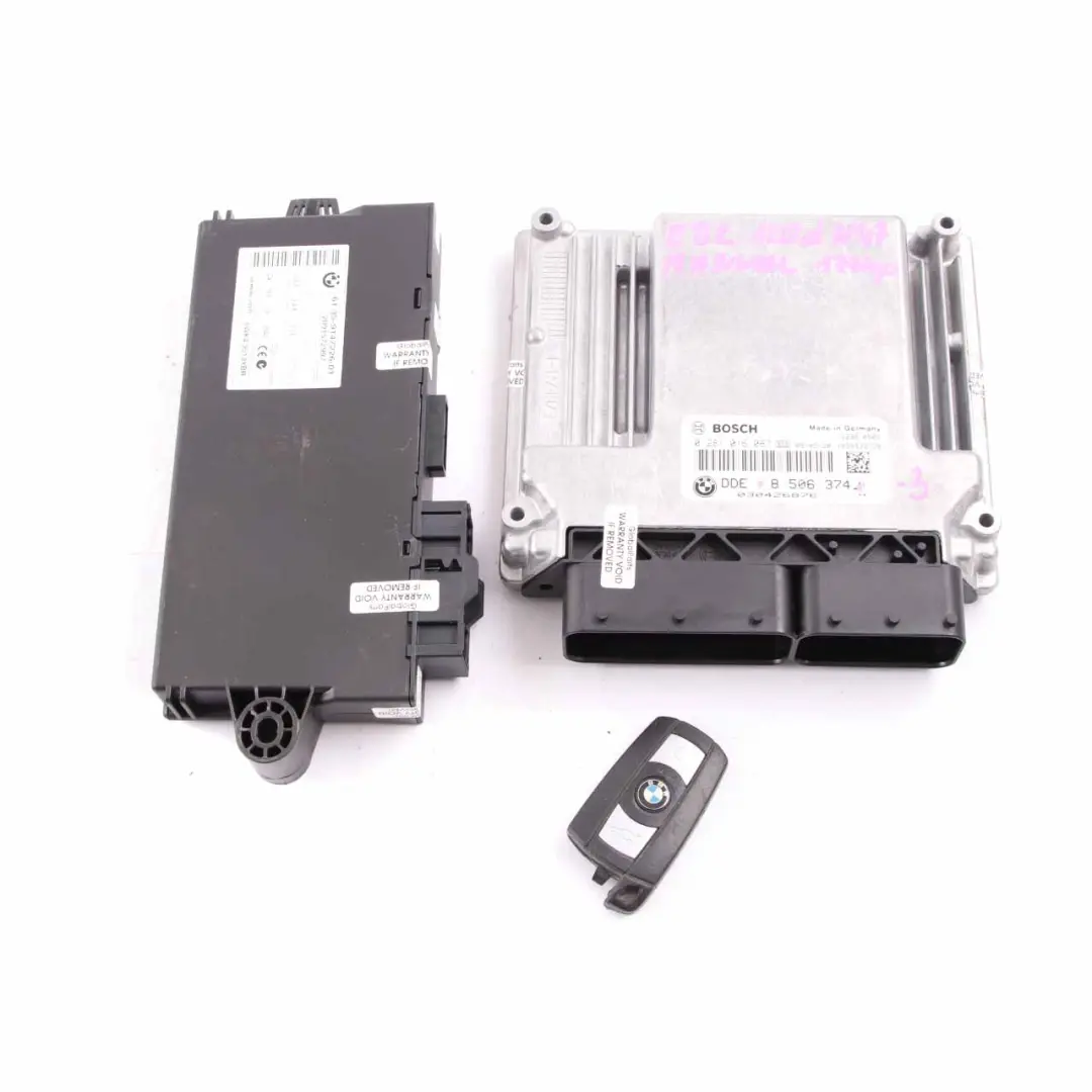 BMW E81 E87 E90 LCI 120d 320d N47 Sterownik ECU Zestaw Klucz CAS3 