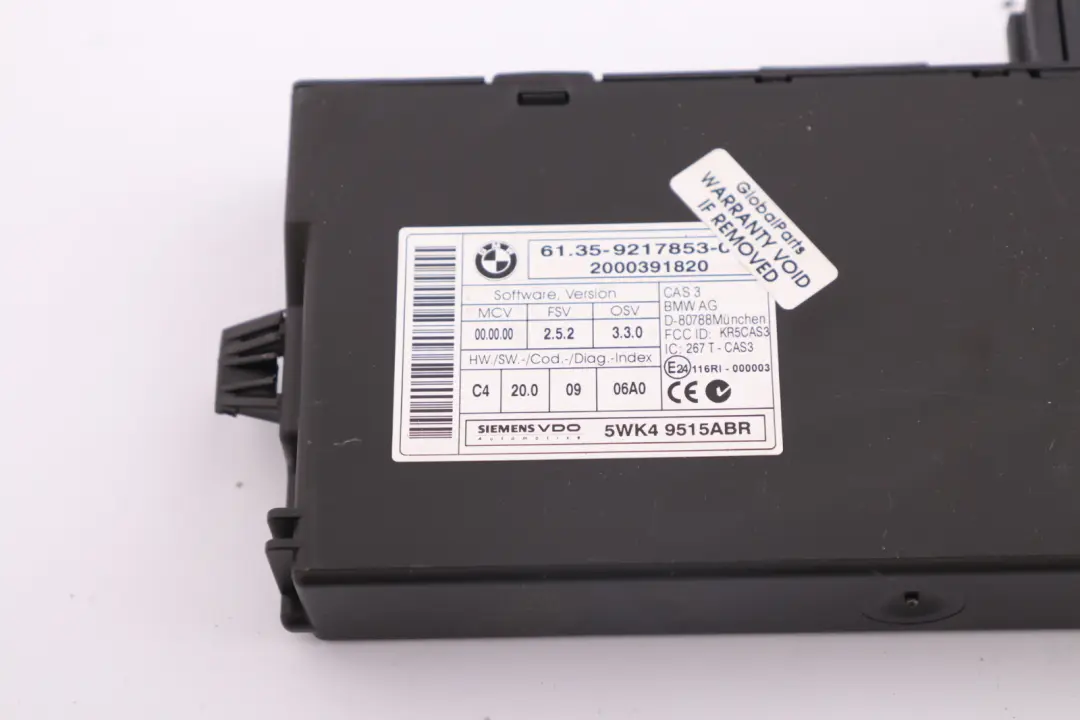 BMW 1 3 Series E81 E87 E90 LCI 116d 316d N47 ECU Kit DDE CAS3 Key 8506434 Manual