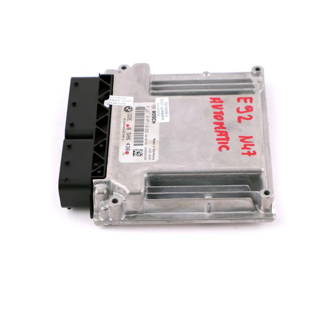 BMW E81 E87 LCI E90 E92 120d 320d N47 ECU Unidad de Control DDE Módulo 8506438