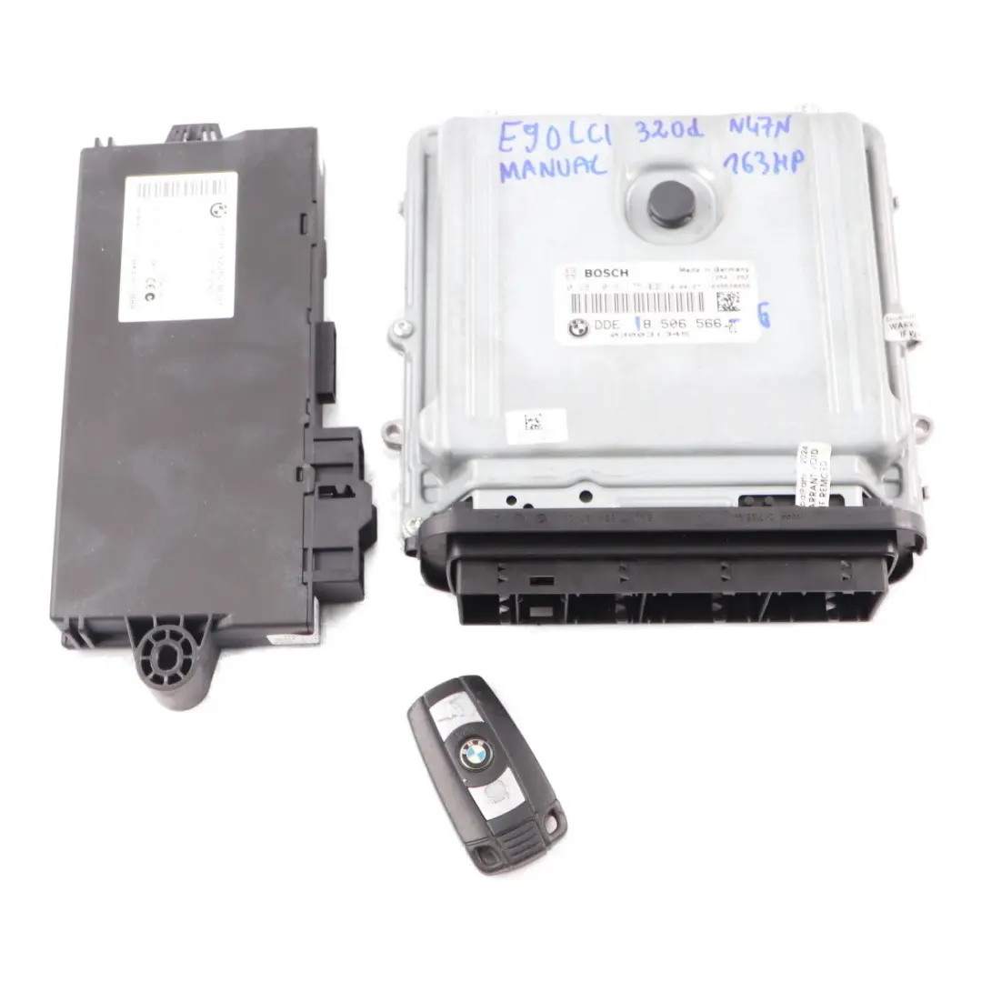 BMW E90 E91 LCI 320d N47N 184HP ECU Engine DDE 8506566 Manual Transmission