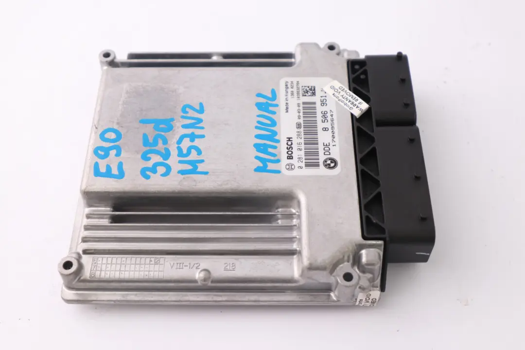 BMW 3 5 Series E60 LCI 325d 525d E90 M57N2 ECU Basic DDE Control Unit 8506951