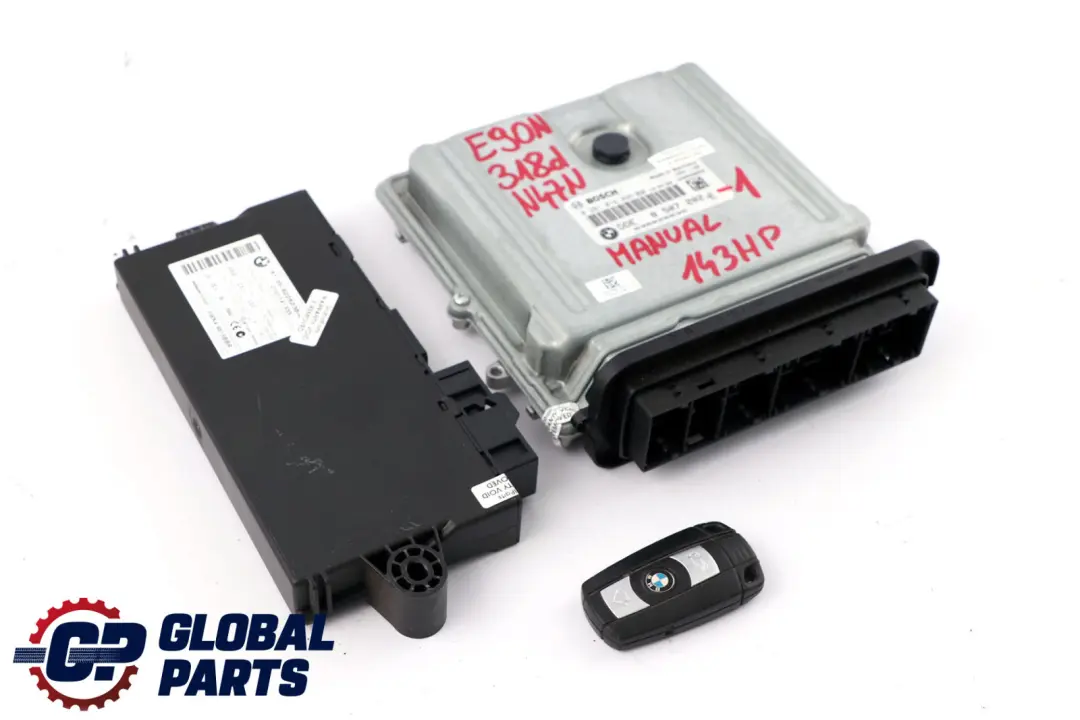 BMW E90 E91 LCI 318d N47N 143HP ECU Kit DDE 8507202 CAS3 Schlüssel Handbuch