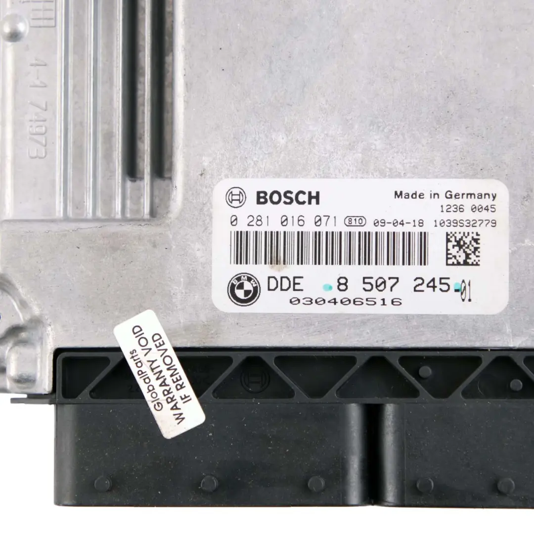 BMW E81 E82 E87 LCI E88 123d Engine N47S ECU Control Unit DDE 8507245 Manual