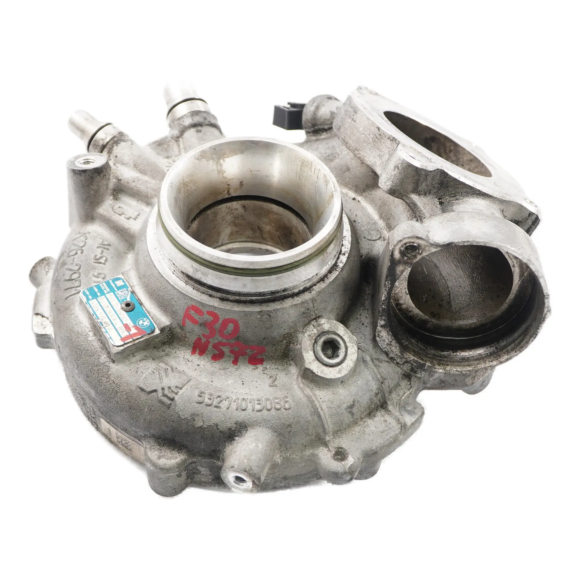 BMW F30 F31 F32 N57Z Turbocharger Part Housing Cold Intake Charge Side 8508092