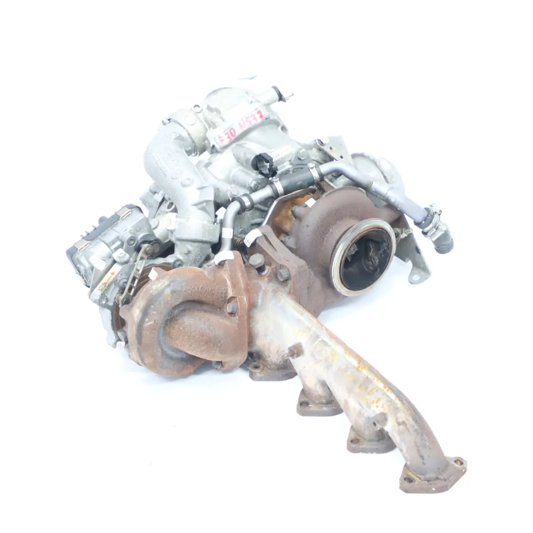 BMW F30 F31 F32 F10 335dX 435dX 535d N57Z Bi-Turbo Complete Turbocharger 8508092