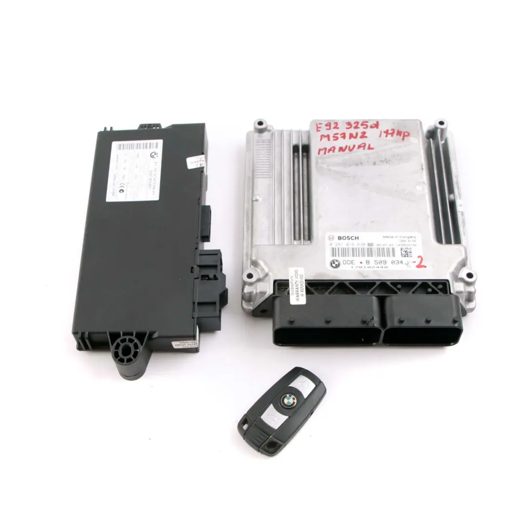 BMW E60 LCI E90 325d 525d M57N2 197HP ECU Kit DDE 8509034 CAS3 Key Manual