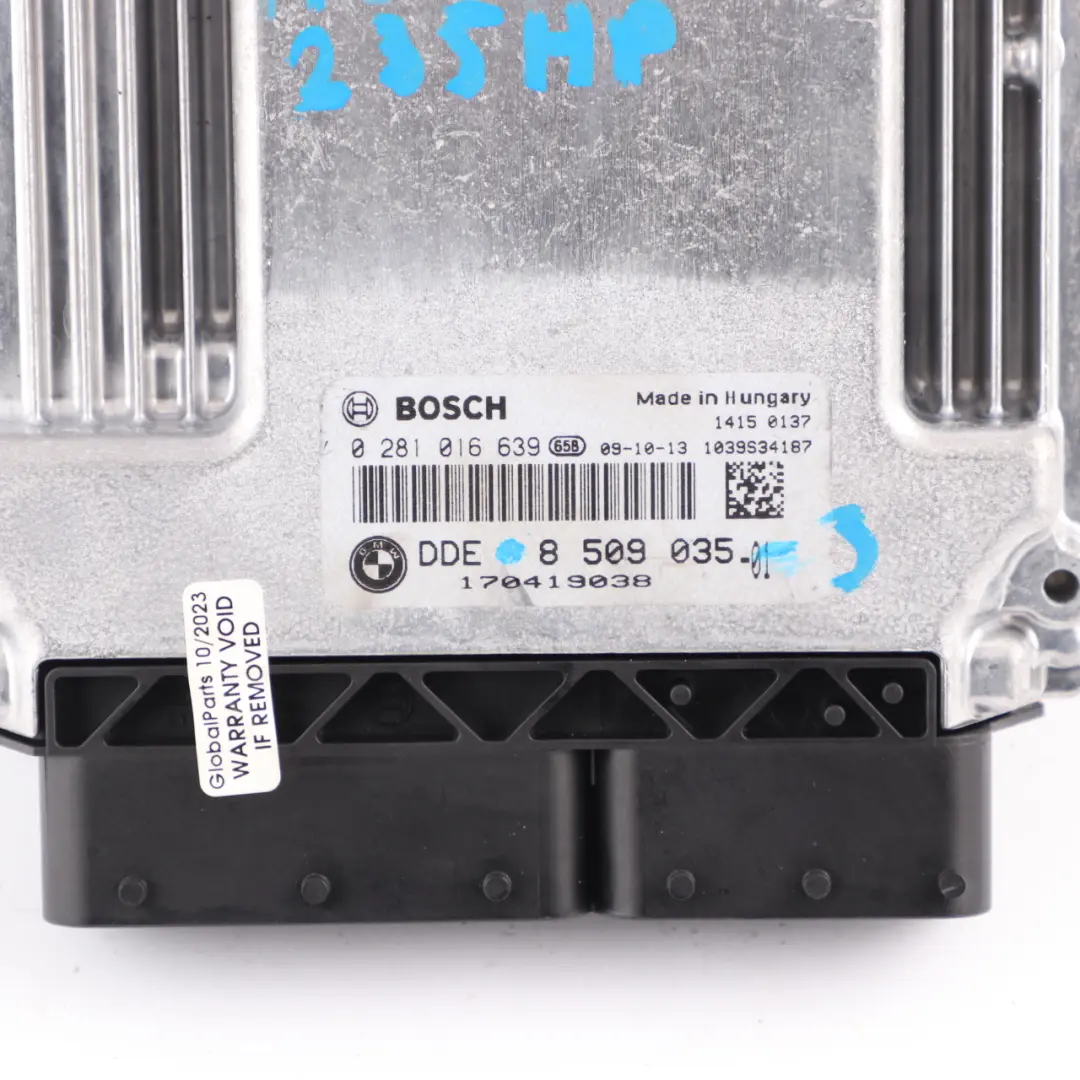 BMW X5 E70 3.0d M57N2 235HP Engine Module ECU KIT DDE 8509035 CAS3 + Key
