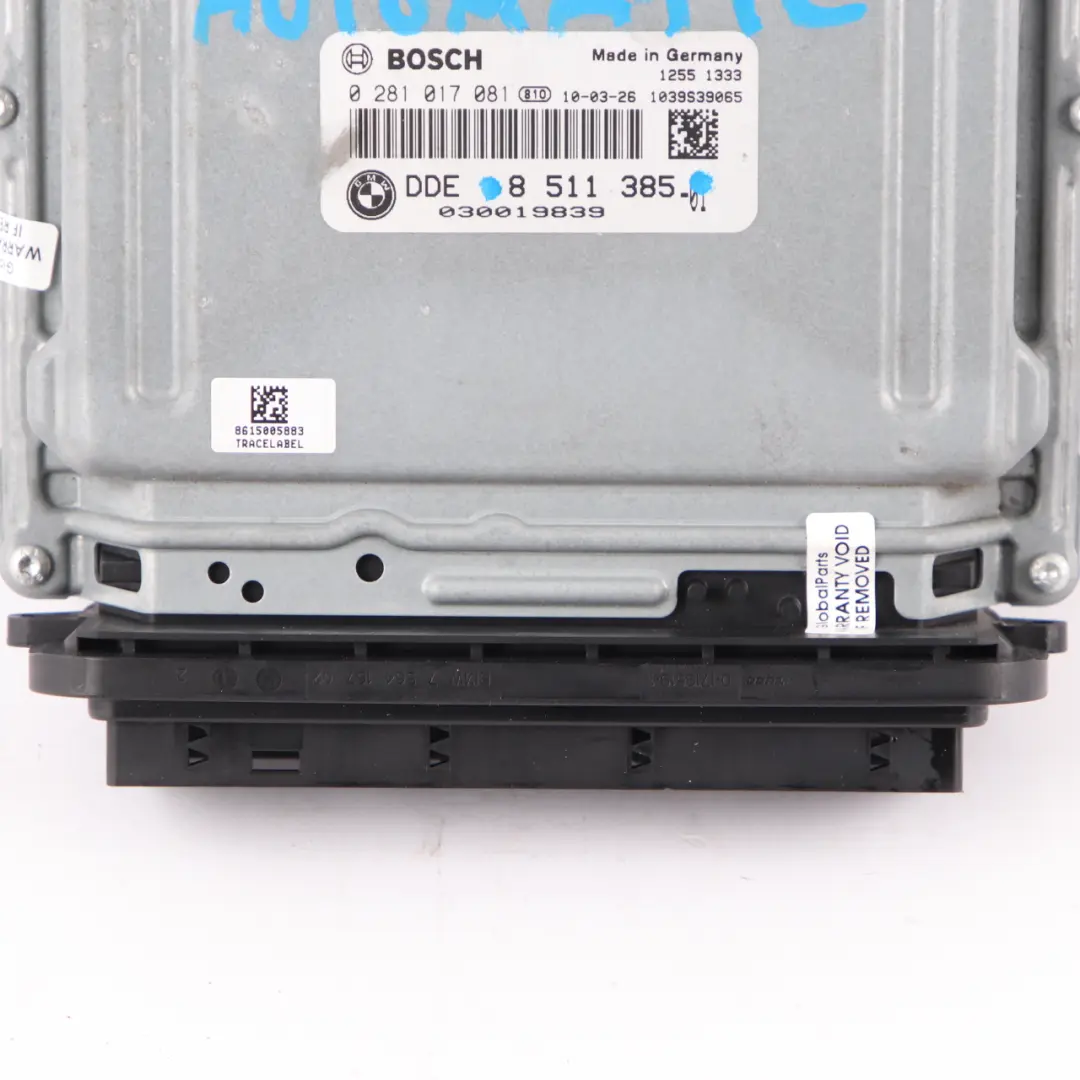 BMW F10 F11 525d N57 204HP Engine Control Unit ECU Module DDE 8511385 Automatic