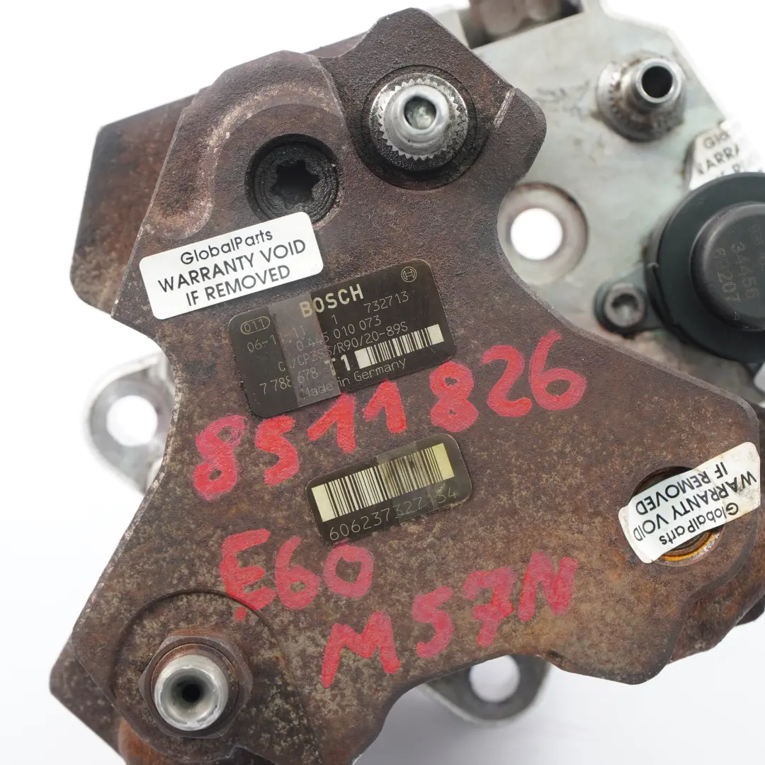 BMW E46 E53 E60 Diesel M57N Bomba de Alta Presion Inyeccion Combustible 7788678