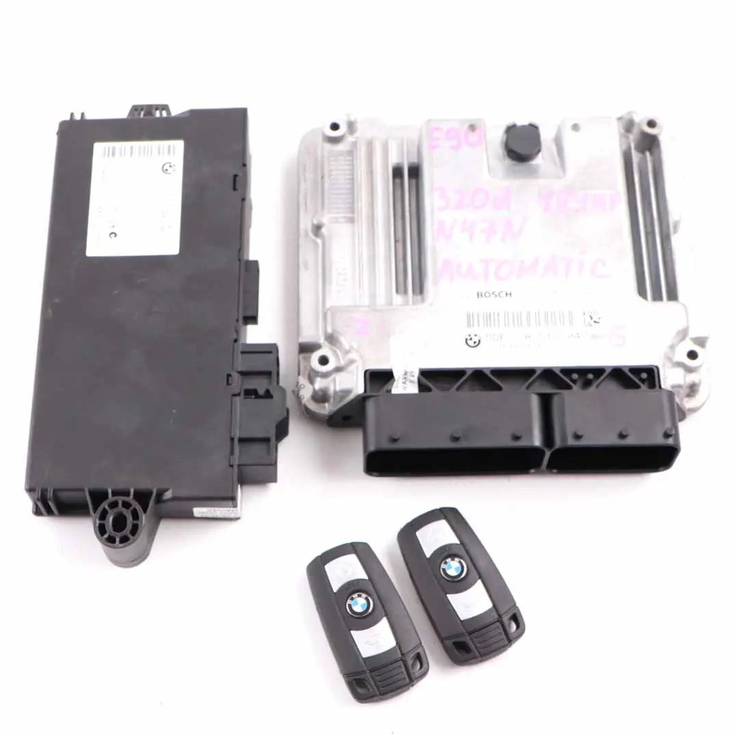 BMW E90 E91 LCI N47N 320d 184HP ECU Module KIT DDE 8512047 CAS 3 Keys Automatic