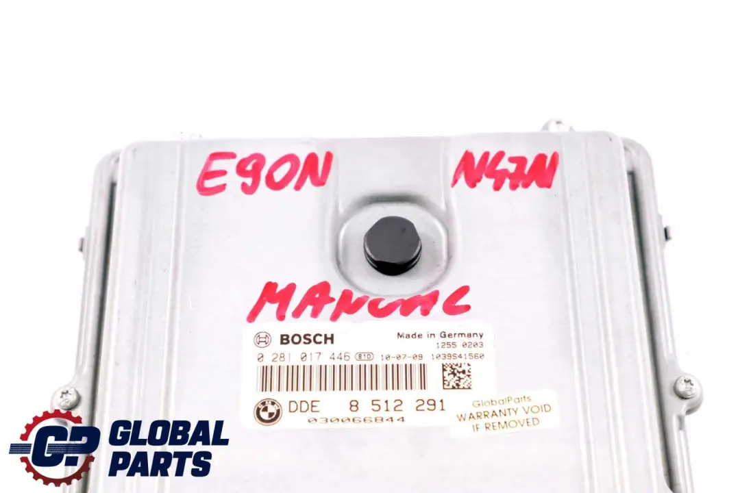 N47N 320d 320ed ECU DDE Manual BMW 3 Series E90 E91 E92 E93 LCI - SKU 8512291 - Part number 8512291