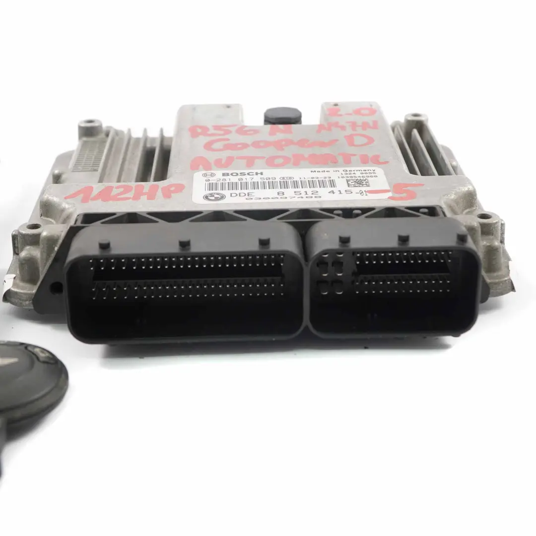 Mini Cooper D R56 LCI 2.0 N47N 112PS Stuergerät ECU DDE 8516739 CAS3 Schlüssel