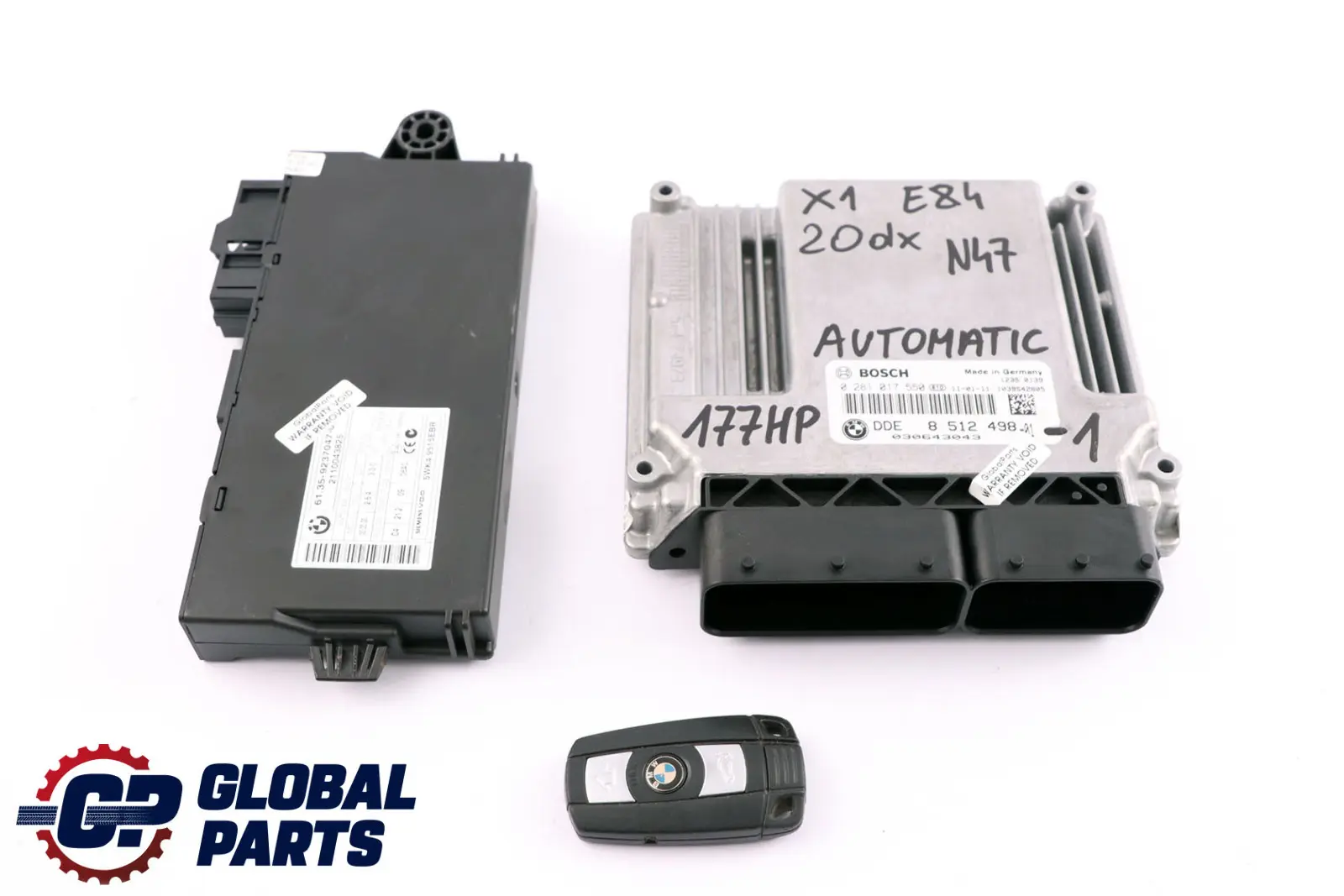 BMW X1 Series E84 20dX N47 177HP ECU Kit DDE 8512498 CAS3 + Key Automatic