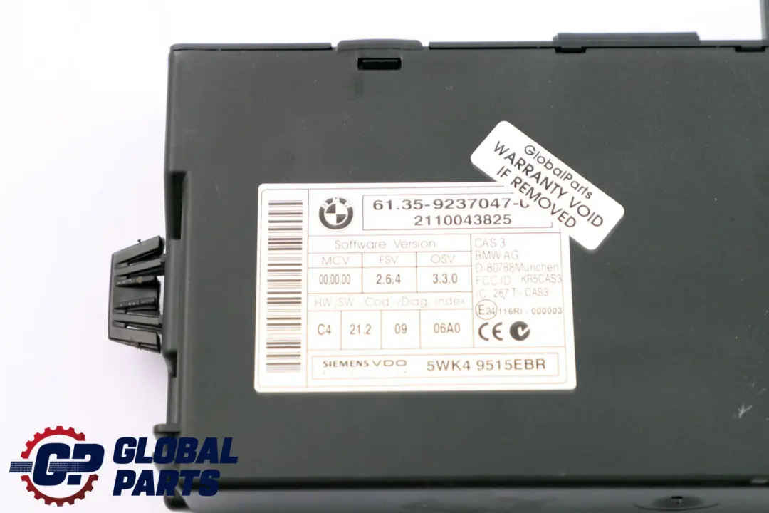 BMW X1 Series E84 20dX N47 177HP ECU Kit DDE 8512498 CAS3 + Key Automatic