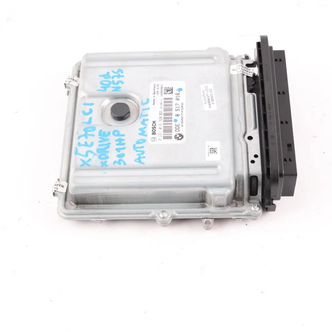 BMW X5 E70 LCI 40dX N57S 306HP Engine Control Unit ECU KIT DDE 7810980 Automatic