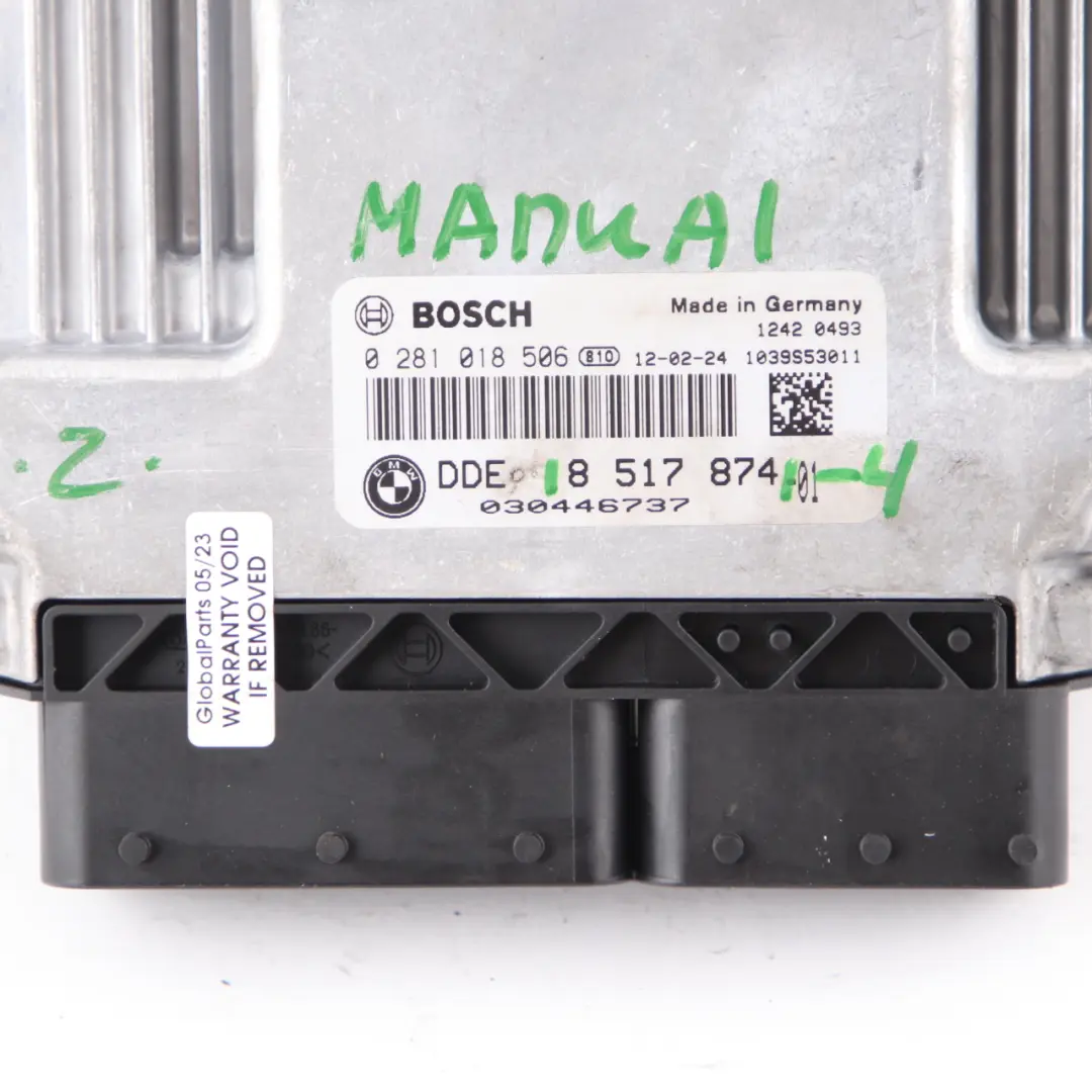 BMW F20 F21 116d N47N 116HP ECU Kit DDE 8517874 + Key + FEM + Lock Manual