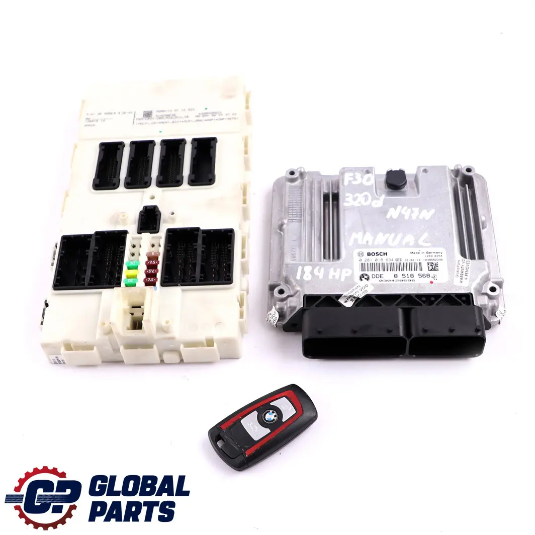 BMW F20 F30 F32 120d 320d 420d Diesel N47N 184HP ECU Kit DDE 8518568 + Key + FEM