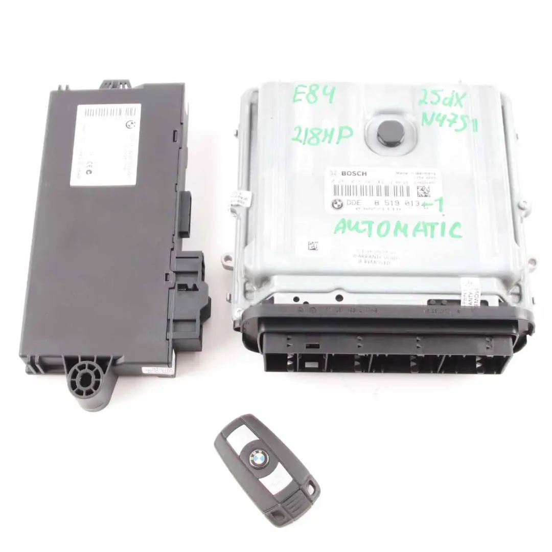 BMW X1 E84 25dX N47S1 218HP Engine Control Unit ECU Kit DDE 8519013 CAS3 Key