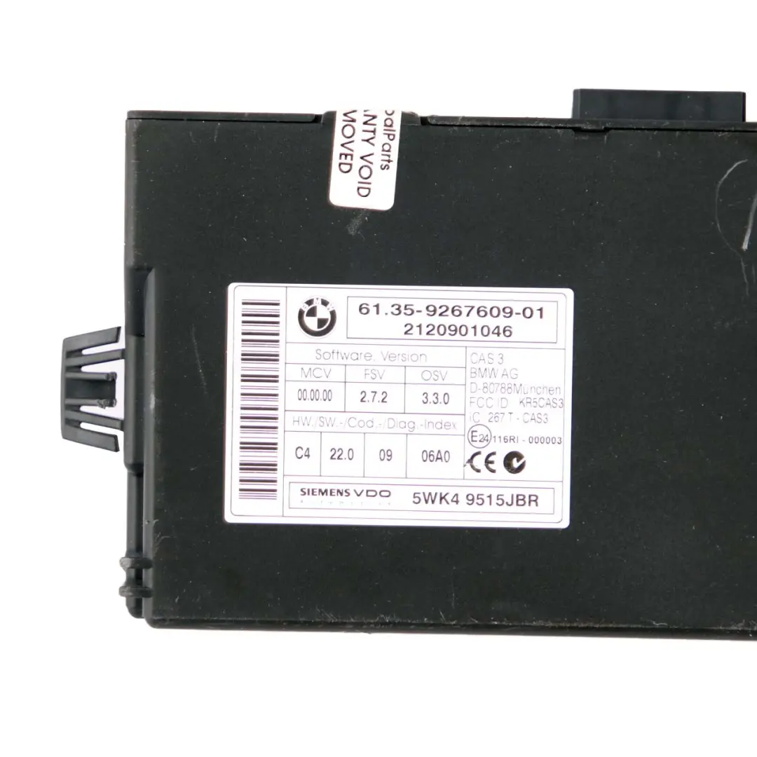 Mini Cooper SD R55 R56 LCI R60 N47N 143Hp Diesel ECU Kit DDE 8519663 CAS3 Llaves