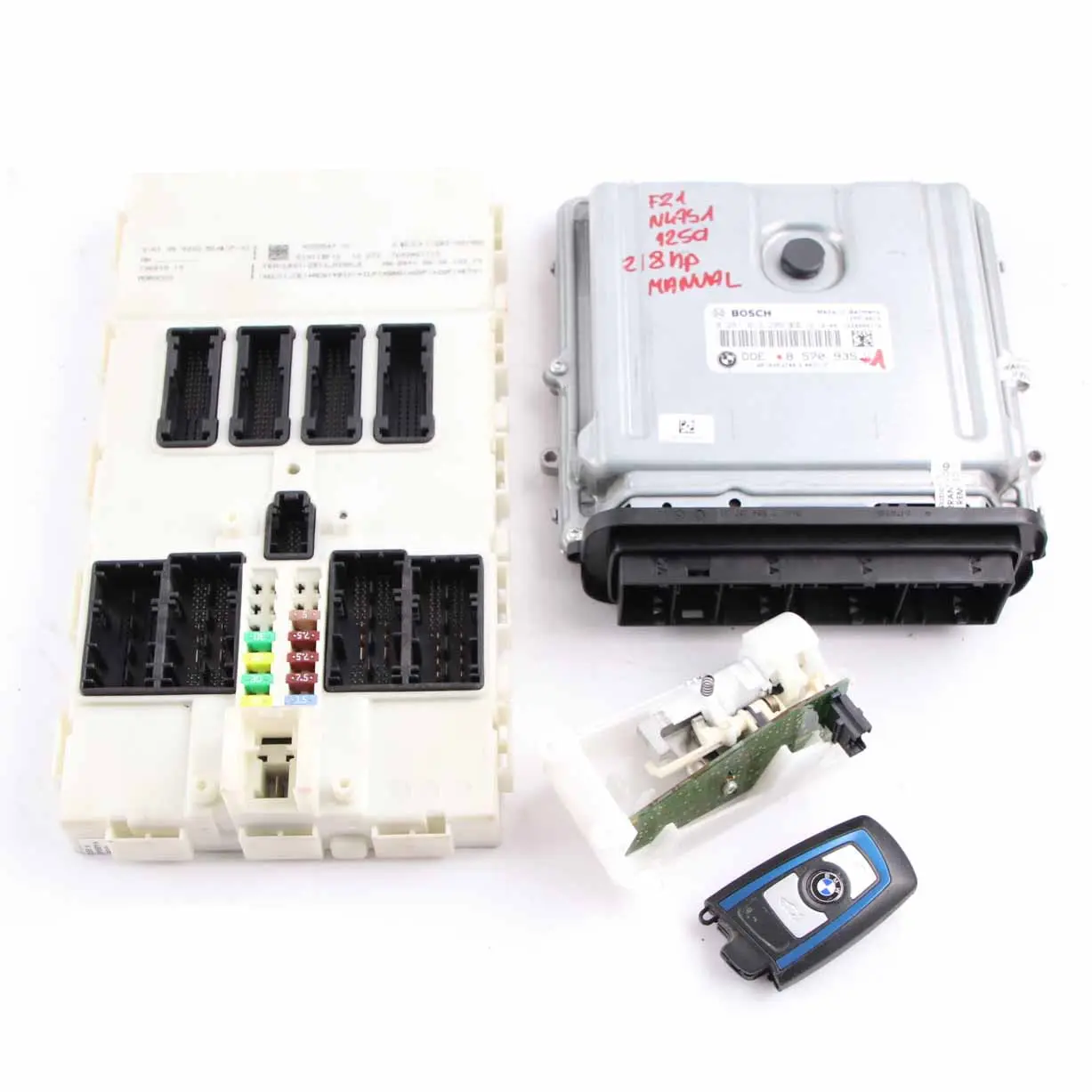 BMW F20 F30 125d 325d N47S1 Engine Control Unit ECU Kit DDE 8570935 + FEM + Key