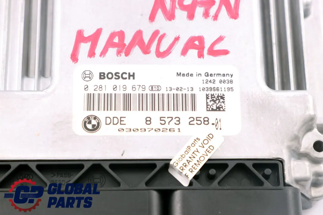 BMW F20 F21 F30 118d 318d N47N 143HP ECU Kit DDE 8573258 + Key + FEM Manual