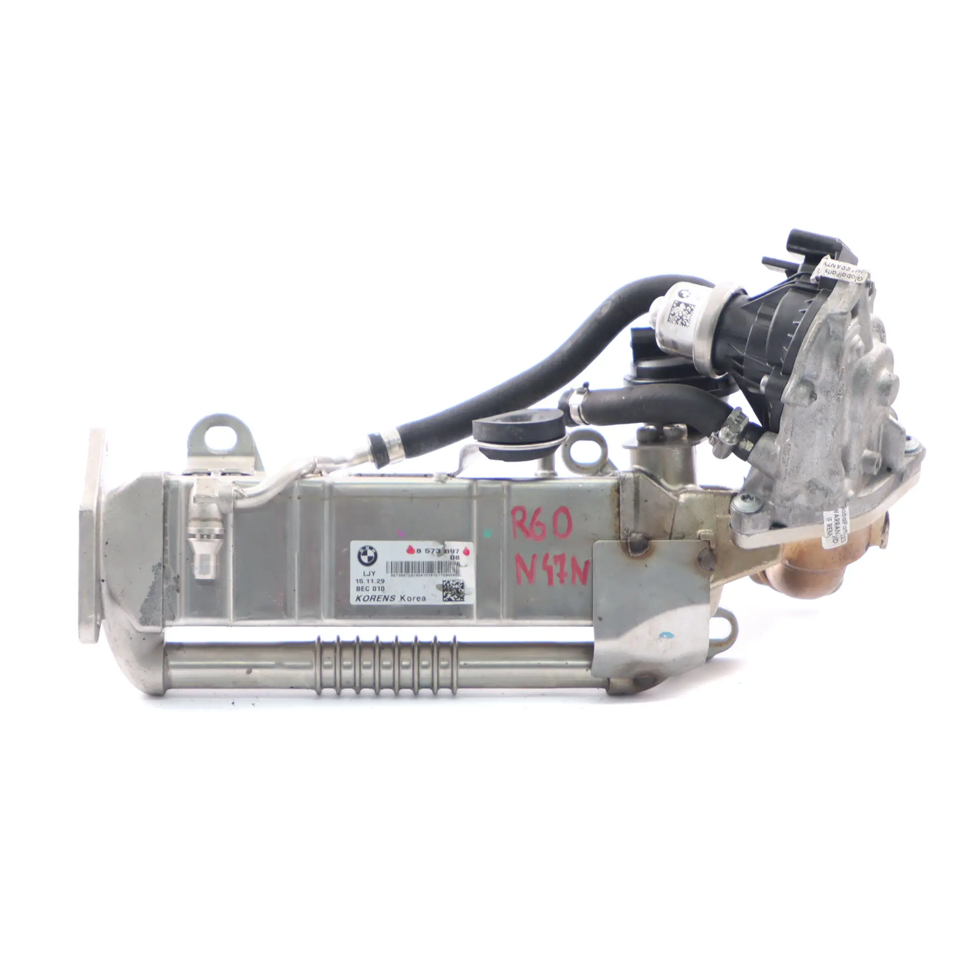 Mini R60 R61 N47N Motor Válvula EGR Válvula de escape Enfriador 8573897