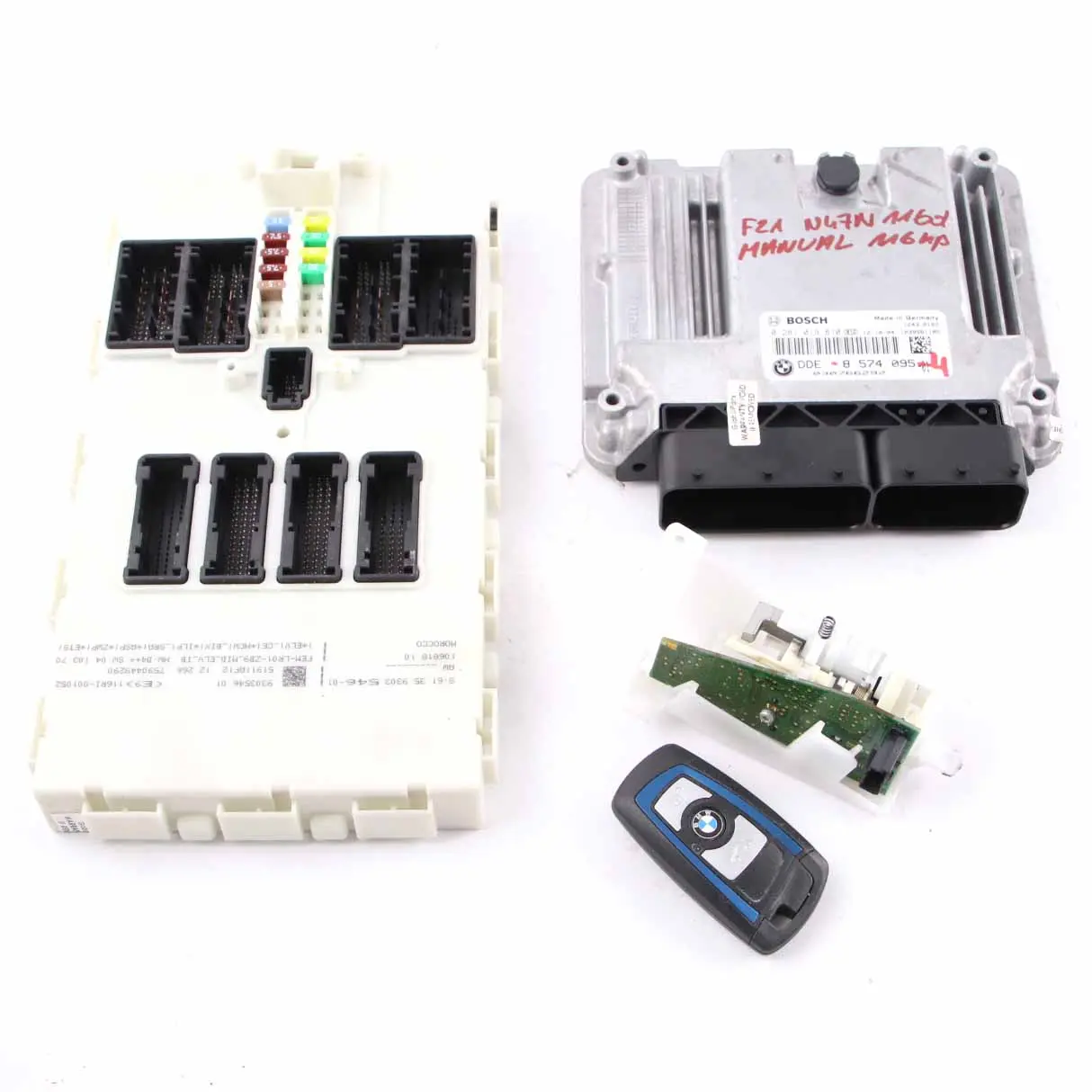 BMW F20 F21 F30 116d 316d Diesel N47N Engine ECU DDE 8574095 Key Lock FEM Manual