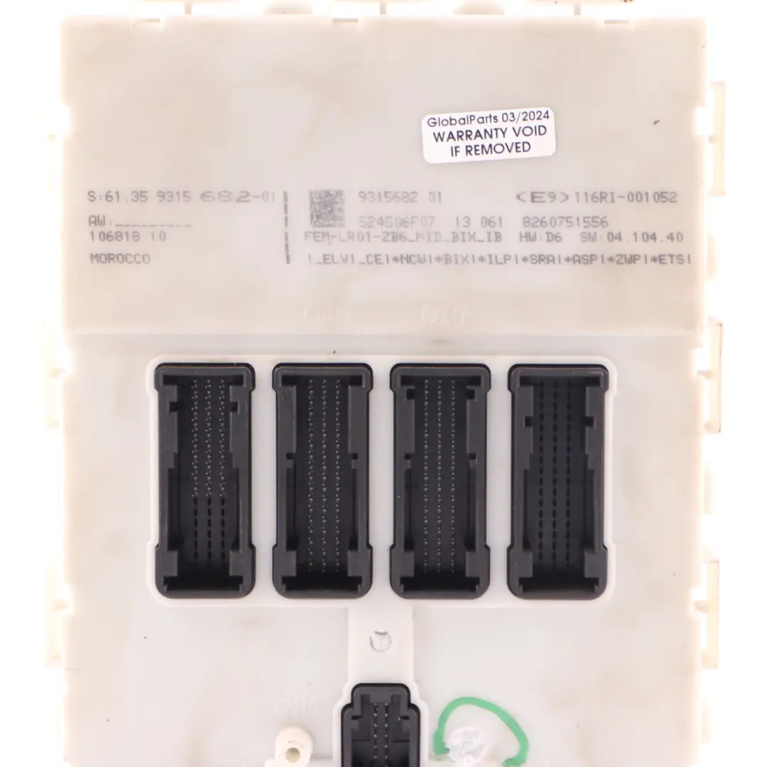 BMW F30 F32 330d 430d N57N Engine Control Unit ECU Kit DDE 8574372 Key FEM 