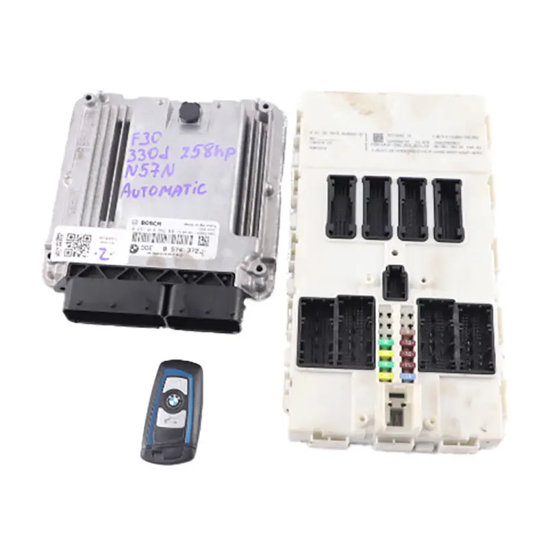 BMW F30 330d F32 430d N57N 258HP Engine Unit ECU Kit DDE 8574372 Key FEM 