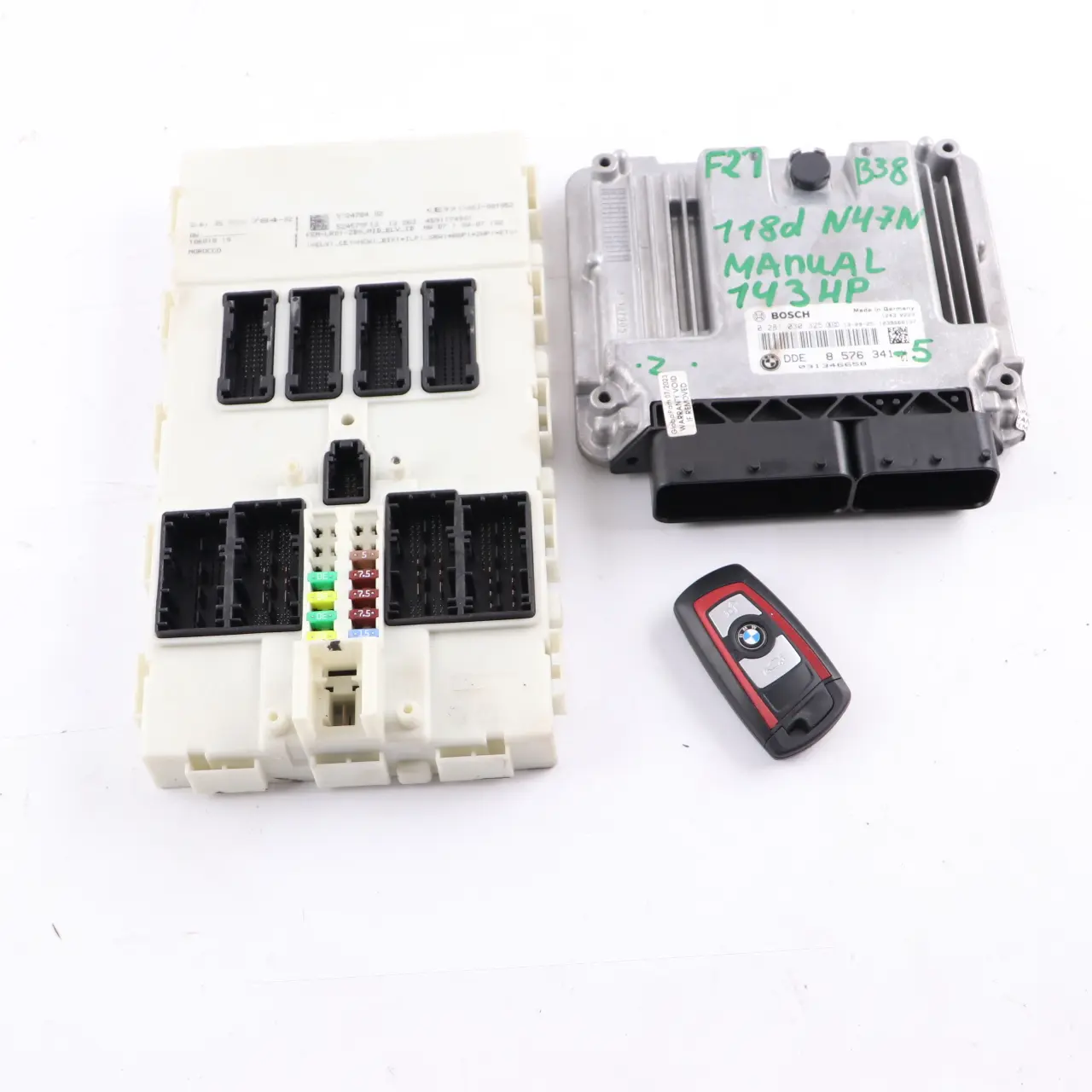 BMW F20 F21 F30 F31 118d 318d 143HP N47N ECU Kit DDE 8576341 + Key + FEM