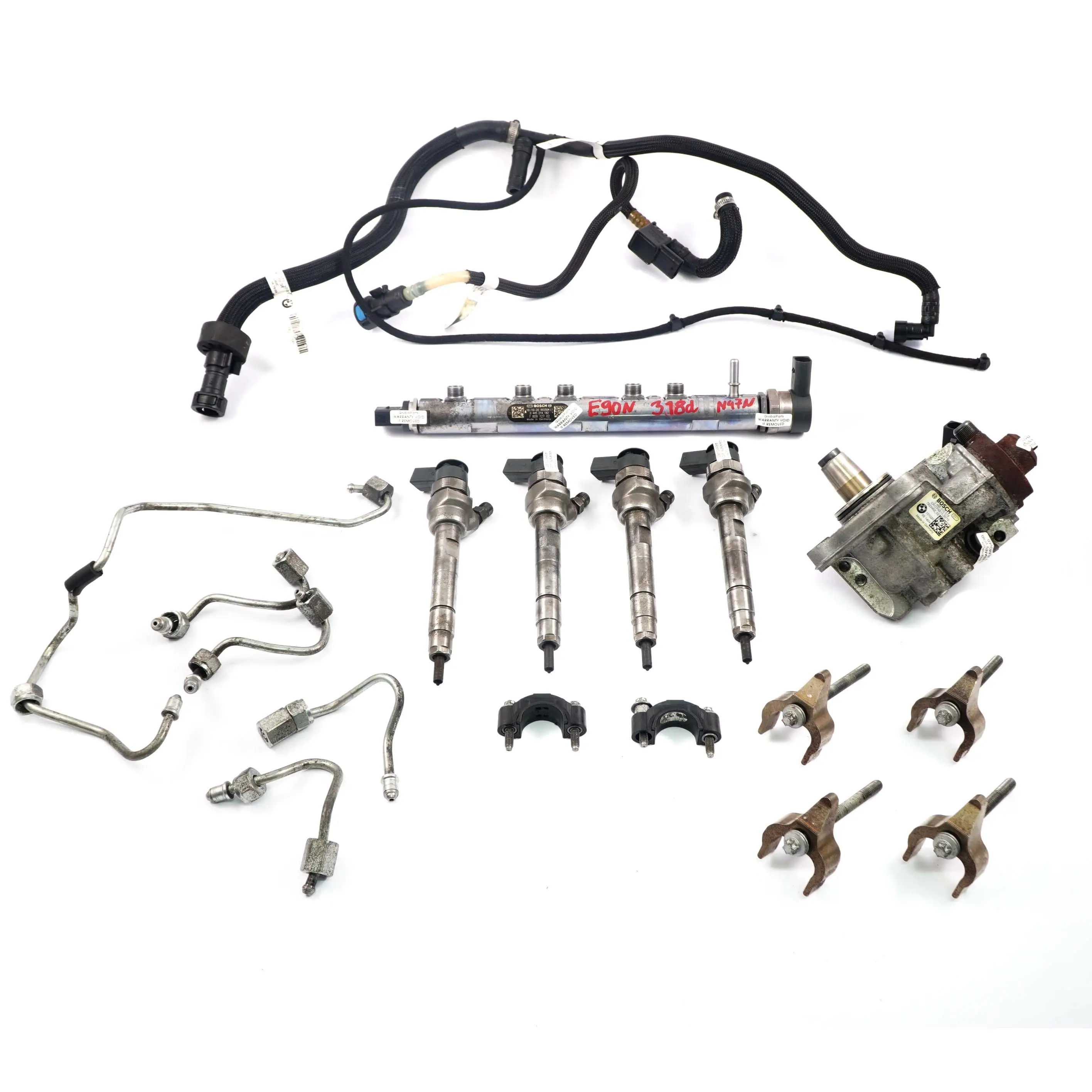 BMW E90 E91 LCI 316d 318d Diesel N47N Set Sistema De Inyeccion De Combustible